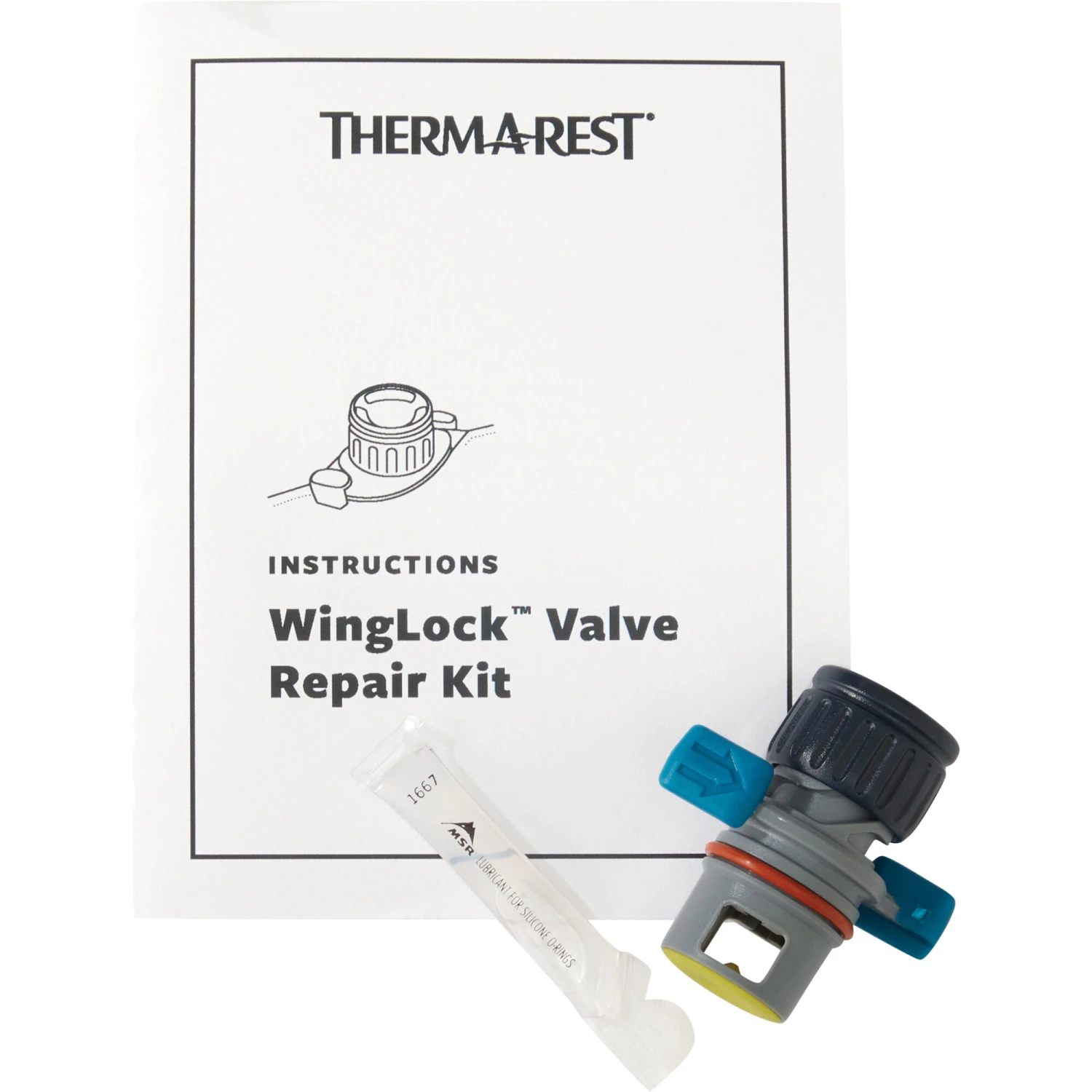 Thermarest WingLock Valve Airbed Repair Kit 1 Thermarest WingLock Valve Airbed Repair Kit