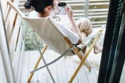 Snow Peak Take! Bamboo Chair Long Deluxe Outdoor Chair -Camping Equipment Store 20200821 5D3 6382