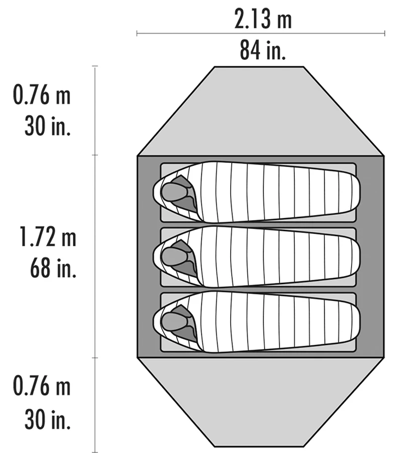 MSR Elixir 3 V2 Tent Backpacking Shelter 10 MSR Elixir 3 V2 Tent Backpacking Shelter - Image 10