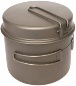 Titanium Pot With Pan Ultralight Camping Cookware