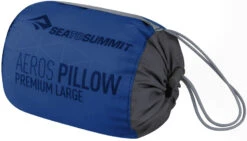 Sea To Summit Aeros Premium Inflatable Camping Pillow -Camping Equipment Store APILPREMLNB AerosPremiumPillow Large NavyBlue 06