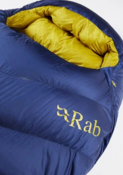Rab Neutrino 600 Ultralight Down Sleeping Bag -Camping Equipment Store NEUTRINO 600 NIGHTFALL BLUE QSN 92 NFB 06