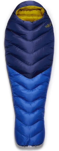 Rab Neutrino 600 Ultralight Down Sleeping Bag -Camping Equipment Store Neutrino 600 NightfallBlue QSM 92 NFB