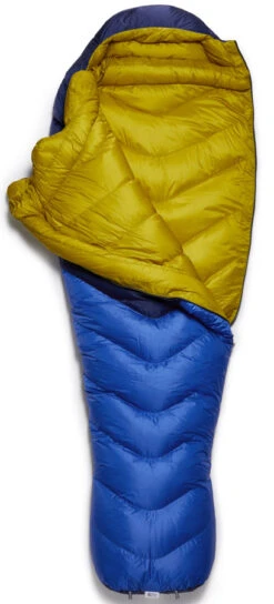 Rab Neutrino 600 Ultralight Down Sleeping Bag -Camping Equipment Store Neutrino 600 NightfallBlue QSN 92 NFB 03
