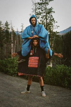 POLER Camp Poncho Reversible Camping Blanket With Hood -Camping Equipment Store PhotoJul31100630AM2