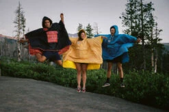 POLER Camp Poncho Reversible Camping Blanket With Hood -Camping Equipment Store PhotoJul31100631AM