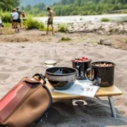 GSI Outdoors Rakau Table Compact Camping & Outdoor Table -Camping Equipment Store a1360