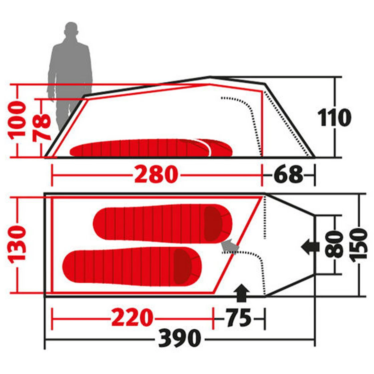 Wechsel Tempest 2 Ultralight Hiking Tent 12 Wechsel Tempest 2 Ultralight Hiking Tent - Image 12