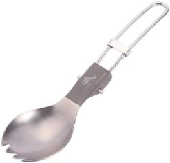 Titanium Folding Spork Ultralight Camping Cutlery