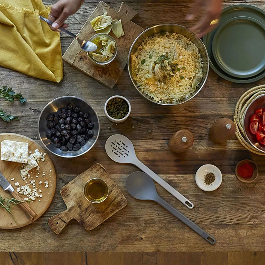 Hydro Flask Serving Spoons Travel & Outdoor Utensil Set 4 Hydro Flask Serving Spoons Travel & Outdoor Utensil Set - Image 4