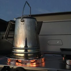 GSI Outdoors Glacier 8 Cup Percolator Campfire Coffee Maker -Camping Equipment Store lpsg039