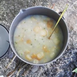 Titanium Pot + Bail Handle Ultralight Cookware -Camping Equipment Store pajb315