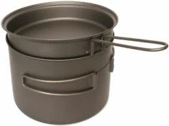 Titanium Pot With Pan Ultralight Camping Cookware -Camping Equipment Store pp1600 5
