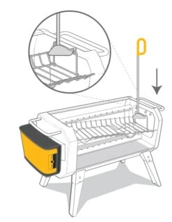 Biolite FirePit Poker Grill & Firepit Accessory -Camping Equipment Store t35