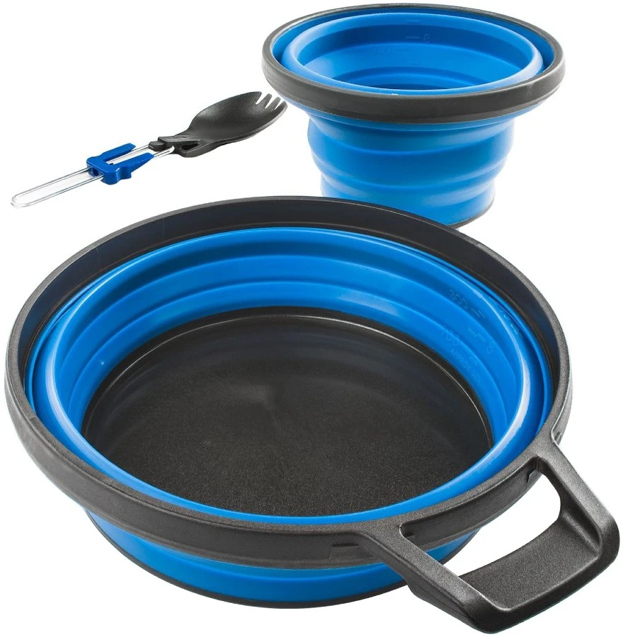 GSI Outdoors Escape 1 Person Table Set Folding Tableware Set 1 GSI Outdoors Escape 1 Person Table Set Folding Tableware Set