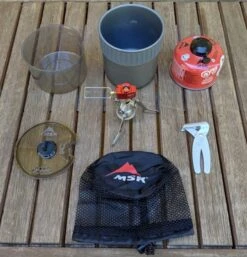 MSR Pocket Rocket 2 Mini Stove Kit Camping Stove & Cookware Set -Camping Equipment Store x643