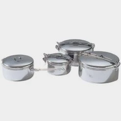 MSR Alpine 4-Pot Set Stainless Camping Cookware -Camping Equipment Store x662