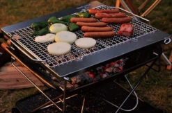 Snow Peak Pack & Carry Fireplace Grill Bridge Camping Grill -Camping Equipment Store yuyuyuy