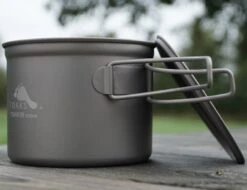Titanium Pot D115mm Ultralight Camping Cookware -Camping Equipment Store zdf251